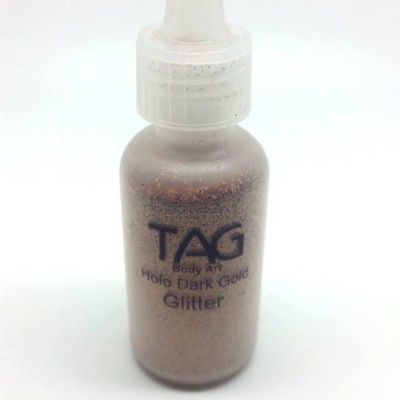 TAG Body Art Glitter Holo Dark Gold